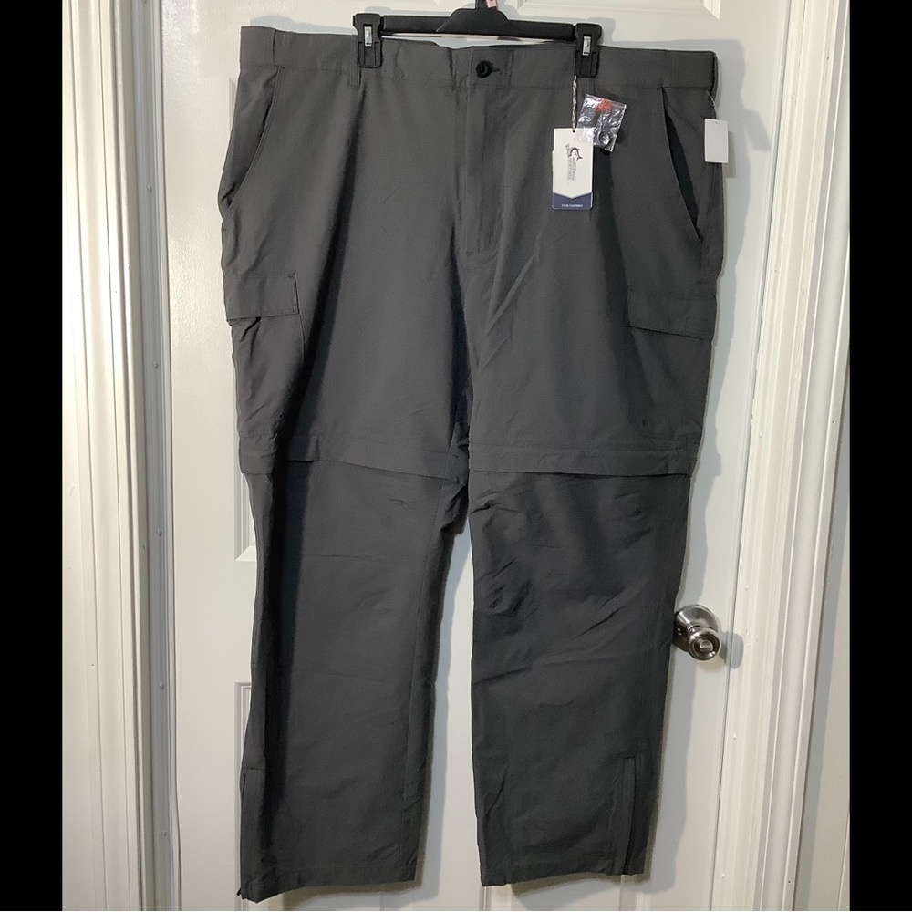 Men's Charcoal Cargo Pants size 48 X 32 NWT.